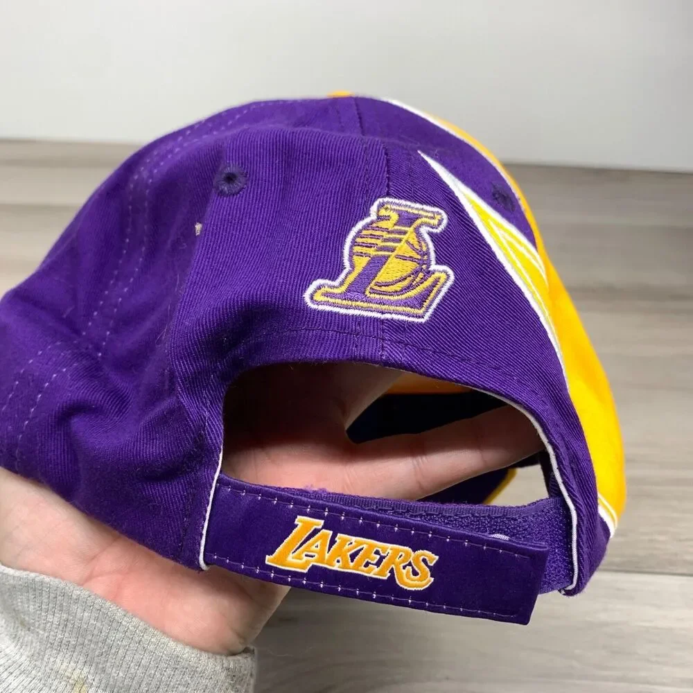 Los Angeles Lakers Youth Hat Reebok Adjustable Purple Yellow‎ 100% Cotton